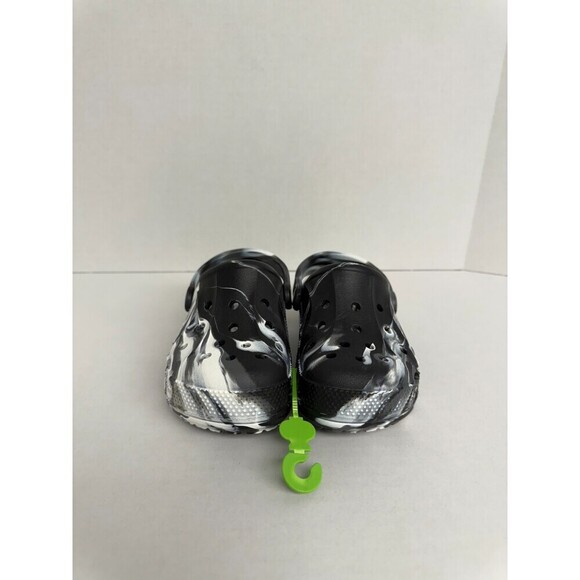 -1257 Classic Clog Black/White Sandals-US 11 Kids - Picture 2 of 5